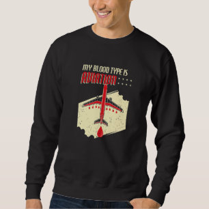 Sudadera Aviador de humor piloto de aviones de aviación div