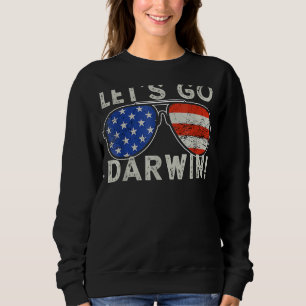 Sudadera Aviador gracioso gafas de sol bandera estadouniden