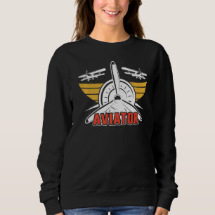 Sudadera Aviador piloto de aviones pequeños de aviación pri