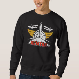 Sudadera Aviador piloto de aviones pequeños de aviación pri