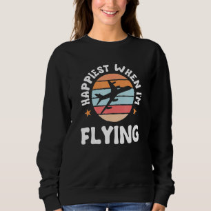 Sudadera Aviador piloto de retro volador Airman Airwoman Ai