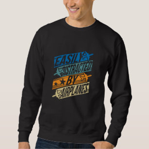 Sudadera Aviador piloto gracioso - Distrado por aviones