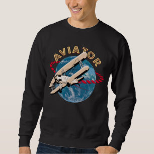 Sudadera Aviador viajando por el mundo