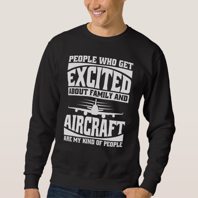 Sudadera Aviator Father  Aviation Fly Airplane Aircraft Pil (Anverso)