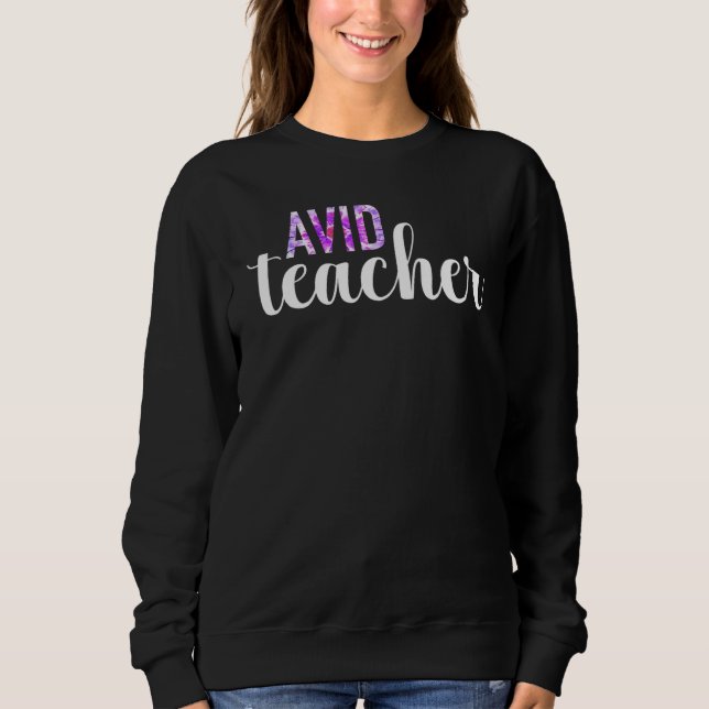 Sudadera Avid Teacher Tie Dye Apreciation Day Hello Back T (Anverso)