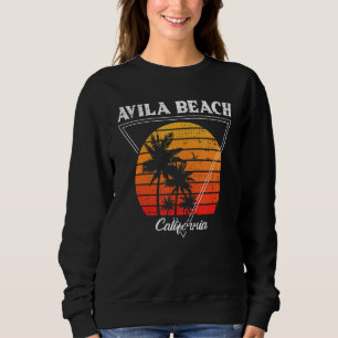 Sudadera Avila Beach California Palm Trees Ca Retro