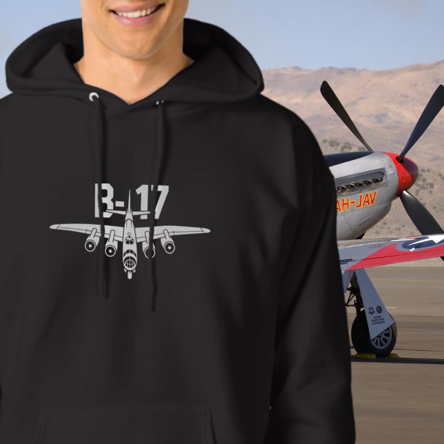 Sudadera Avión Antiguo B-17 Espectáculo Aéreo Adicto a la A (Subido por el creador)