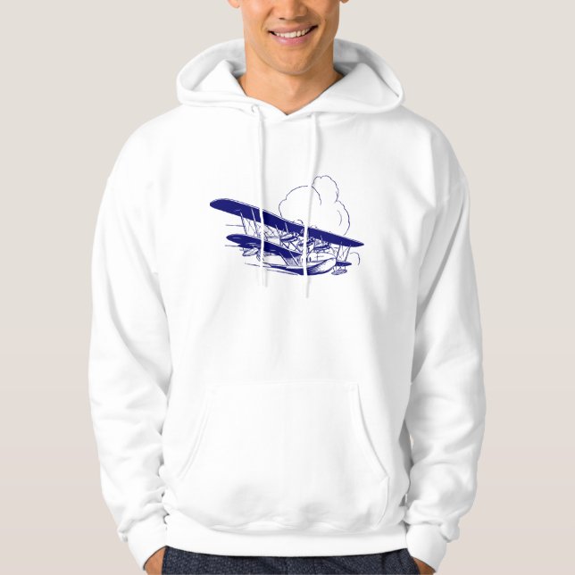 Sudadera Avión Antiguo Hidroavión (Anverso)
