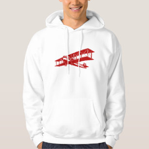 Sudadera Avión de época - Rojo de rubí
