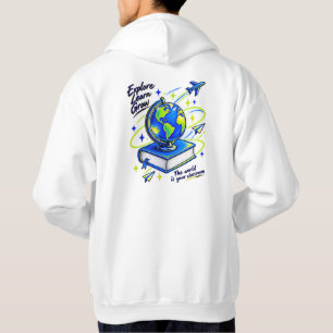 Sudadera Avión de Papel Sueña Explora Vuela