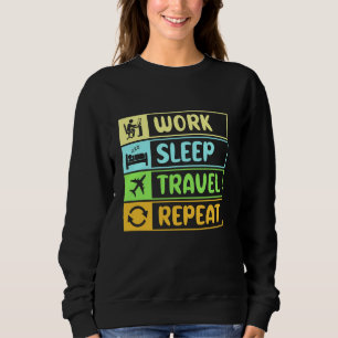 Sudadera Avión F de World Traveller Vacation Adventure Love