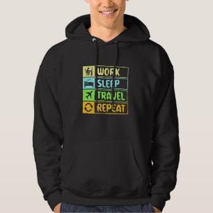 Sudadera Avión F de World Traveller Vacation Adventure Love