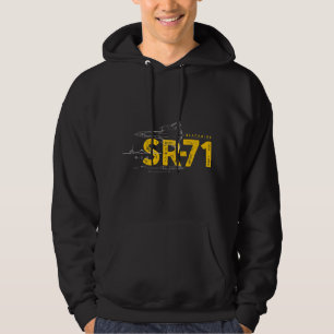 Sudadera Avión militar de combate SR-71 Blackbird