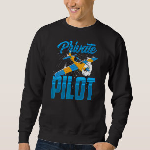 Sudadera Avión piloto privado de pequeño avión