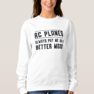 Sudadera Avión RC Aviones de avión de mejor humor Avión RC