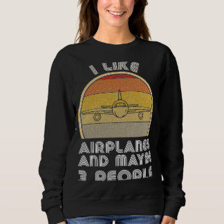 Sudadera Avión Retro Para Ventiladores De Aviación