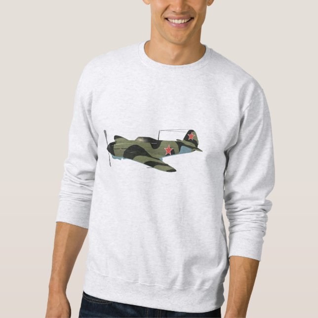 Sudadera Avión soviético de combate Yak-1 para la Segunda G (Anverso)