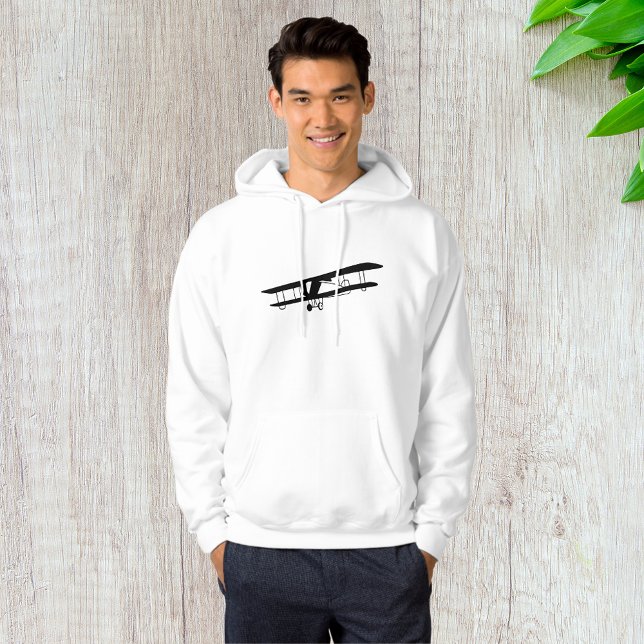 Sudadera Avión Vintage Mens Hoodie (Subido por el creador)