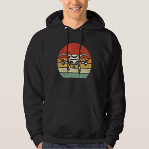 Sudadera Avión volante de control remoto por drones Retro Q