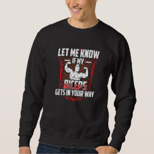 Sudadera Avísame si mis bíceps se interponen en tu camino C