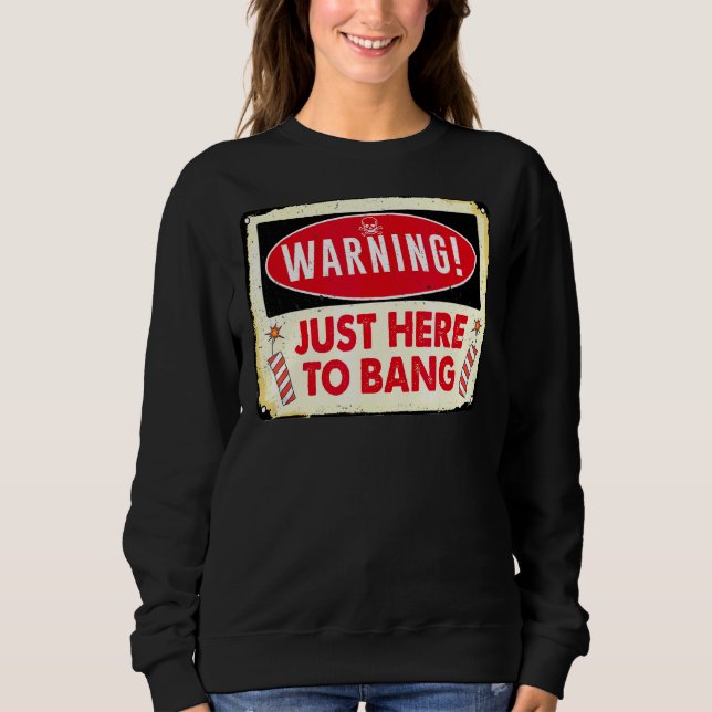 Sudadera Aviso Acá A Bang (Anverso)