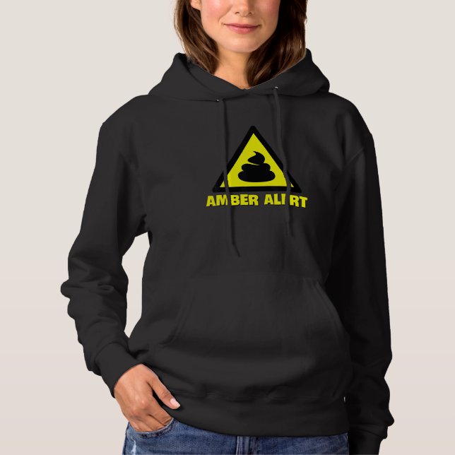 Sudadera Aviso de alerta de Amber (Anverso)