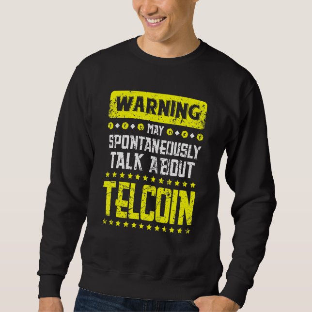 Sudadera Aviso de TEL retro vintage (Anverso)