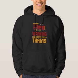 Sudadera Aviso de tren I puede hablar espontáneamente de tr