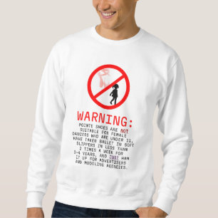 Sudadera Aviso de zapatos punteros