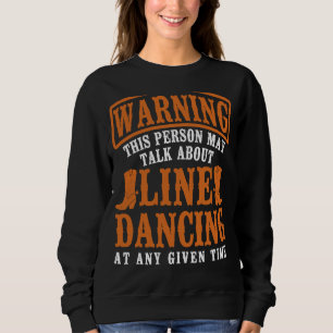 Sudadera Aviso del profesor de danza en línea de esta perso