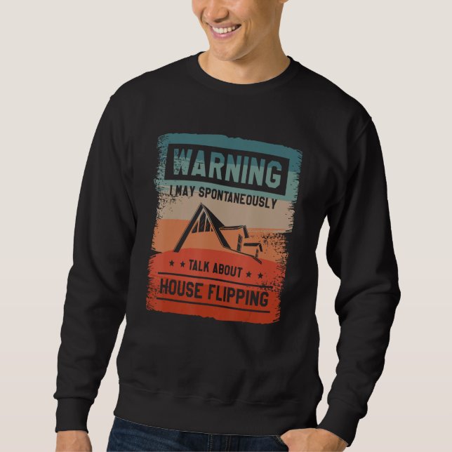 Sudadera Aviso: Puedo Hablar Espontáneamente Sobre El Flipp (Anverso)