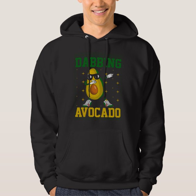 Sudadera Avocado  Healthy Fruit Guacamole Vegetarian Vegan  (Anverso)