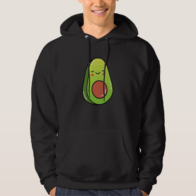 Sudadera Avocado Kawaii Cute Funny (Anverso)