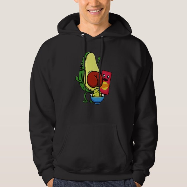 Sudadera Avocado Pun Wordplay Healthy Eating Habit Vegan Ve (Anverso)