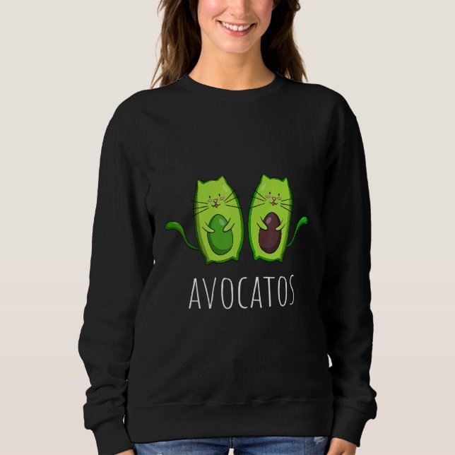 Sudadera Avocato Avogato Avocado Cats Vegan (Anverso)