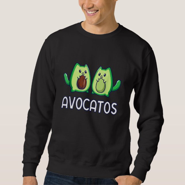 Sudadera Avogato Avocado Cat Cat Vegan (Anverso)