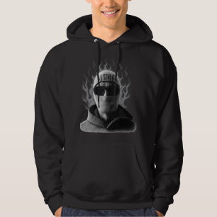 Sudadera AVSTYLE Dark Flame Diseño de Calzado Mascado - Neg