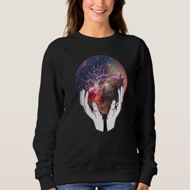 Sudadera Awareness Love Heart Brain Coherence Mediation (Anverso)