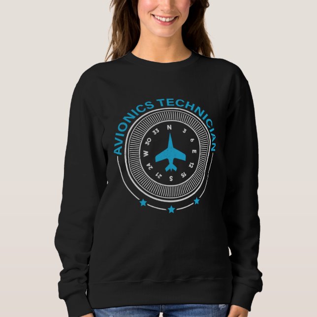 Sudadera Awesome Avionics Technician For Aerospace Engineer (Anverso)
