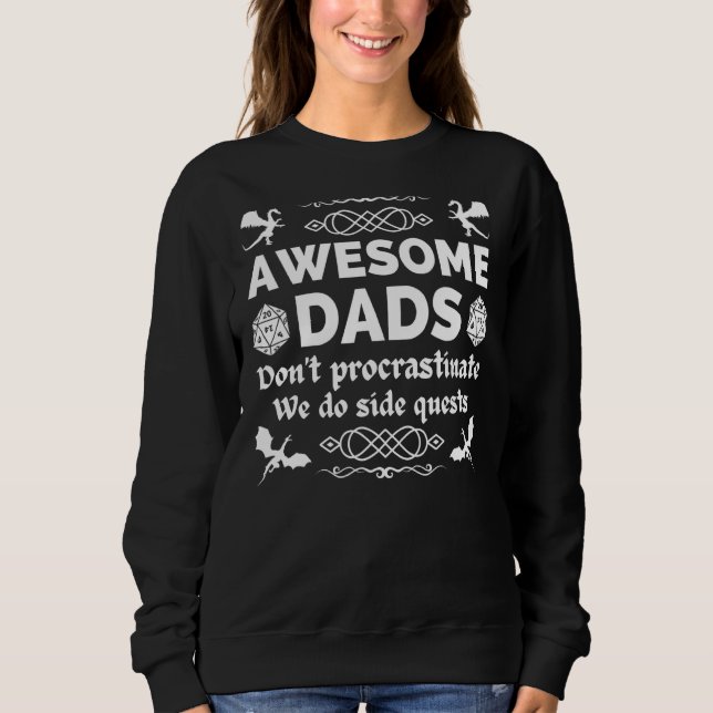 Sudadera Awesome Dads Tabletop Rpg Gamer 1 (Anverso)