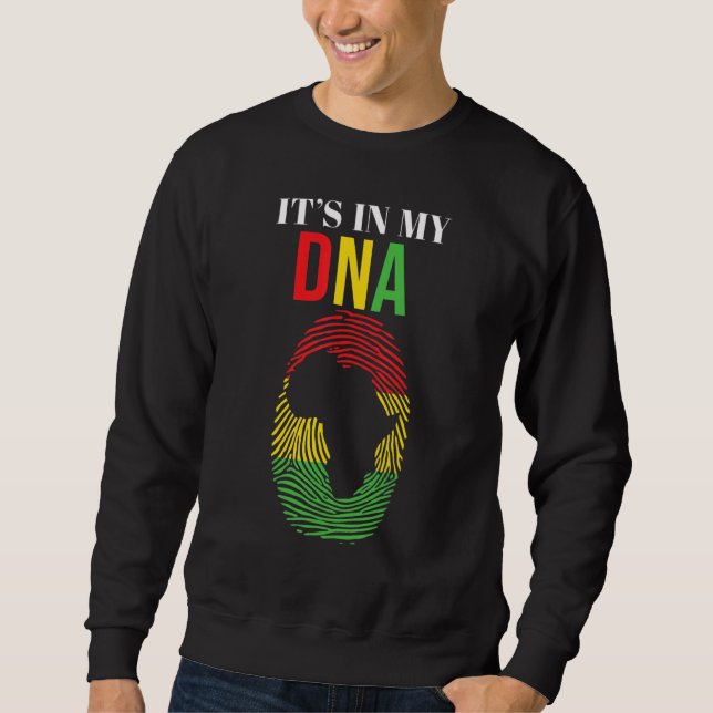 Sudadera Awesome Its In My DNA Proud African American Vinta (Anverso)