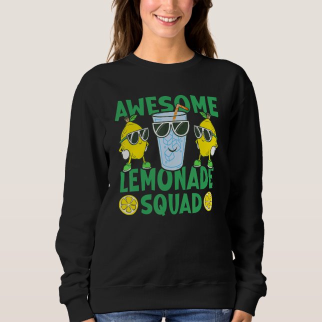 Sudadera Awesome Lemonade Squad (Anverso)