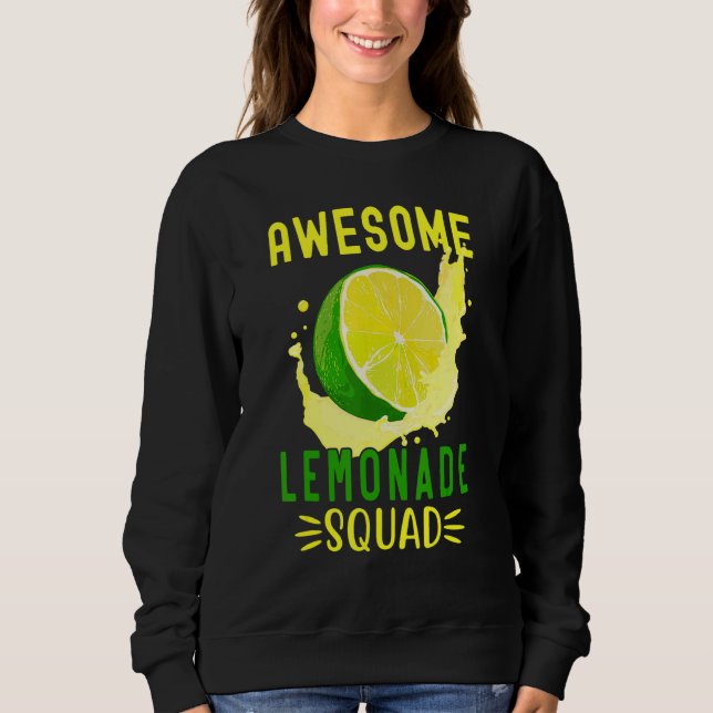 Sudadera Awesome Lemonade Squad For Lemonade Stand Summer V (Anverso)