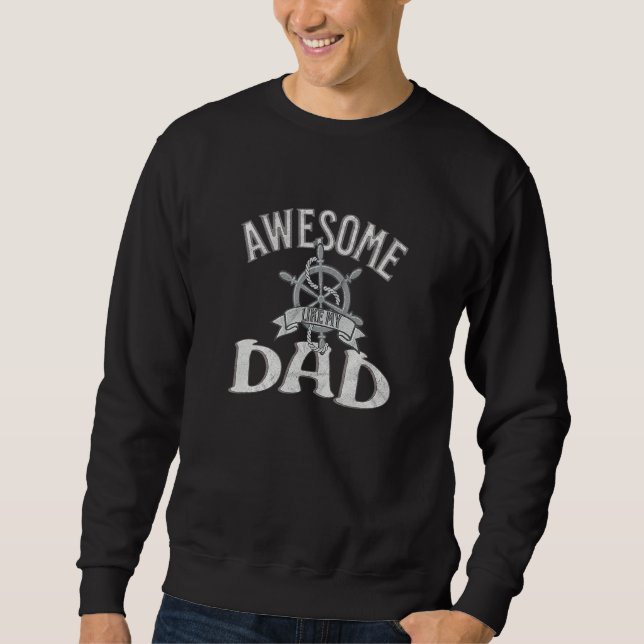Sudadera Awesome Like My Dad Kids Daughter Dad and Son Matc (Anverso)