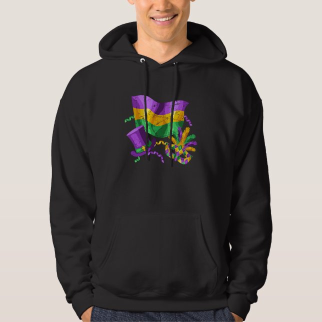 Sudadera Awesome Mardi Gras Party Festival Carnival Mom Dad (Anverso)