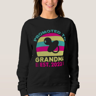 Sudadera Awesome Promoted to grandma 2023 pregnancy announc