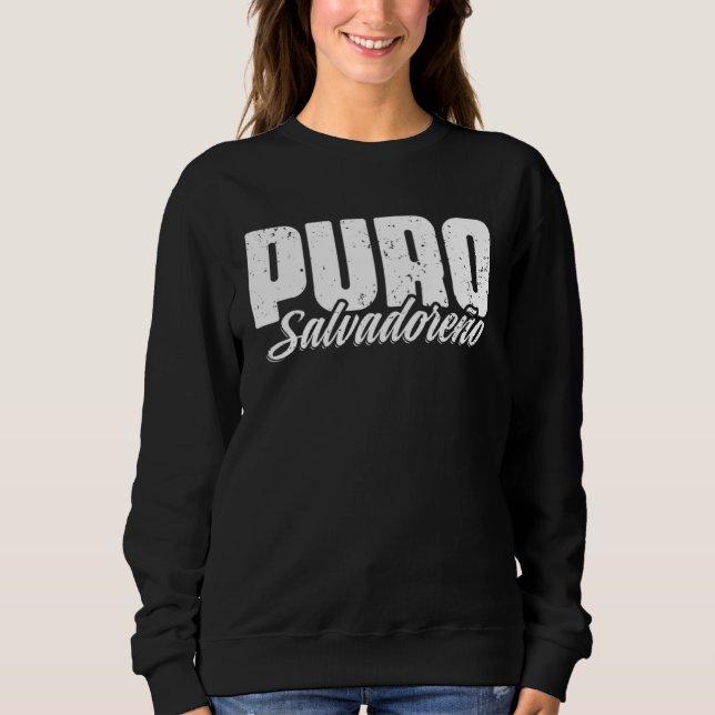 Sudadera Awesome Salvadorian Pride Puro Salvadoreño El Salv (Anverso)
