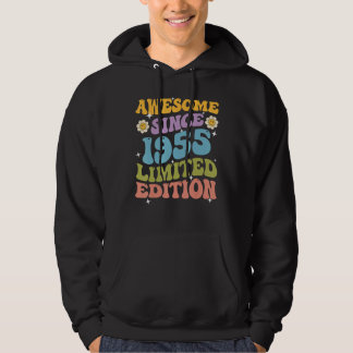 Sudadera Awesome Since 1955 Retro Groovy Shirt Gifts For Wo