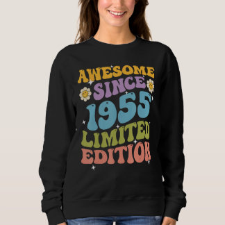 Sudadera Awesome Since 1955 Retro Groovy Shirt Gifts For Wo