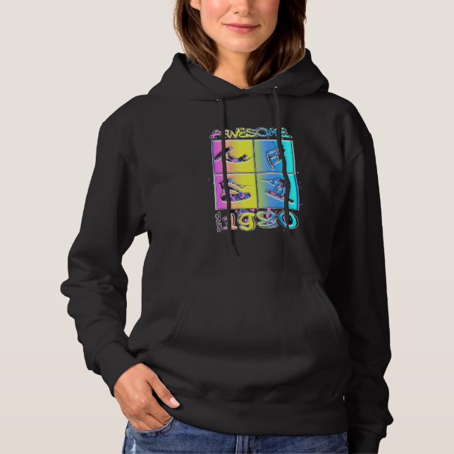 Sudadera Awesome since 1980 Wakeboard lifestyle 2 (Anverso)